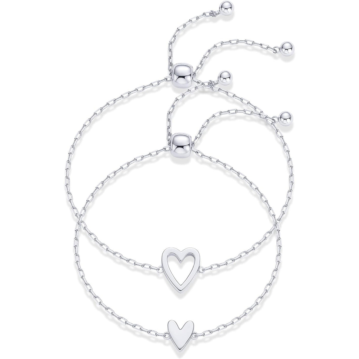 For My Daughter · 18k Gold-Plated Interlocking Hearts Bracelet
