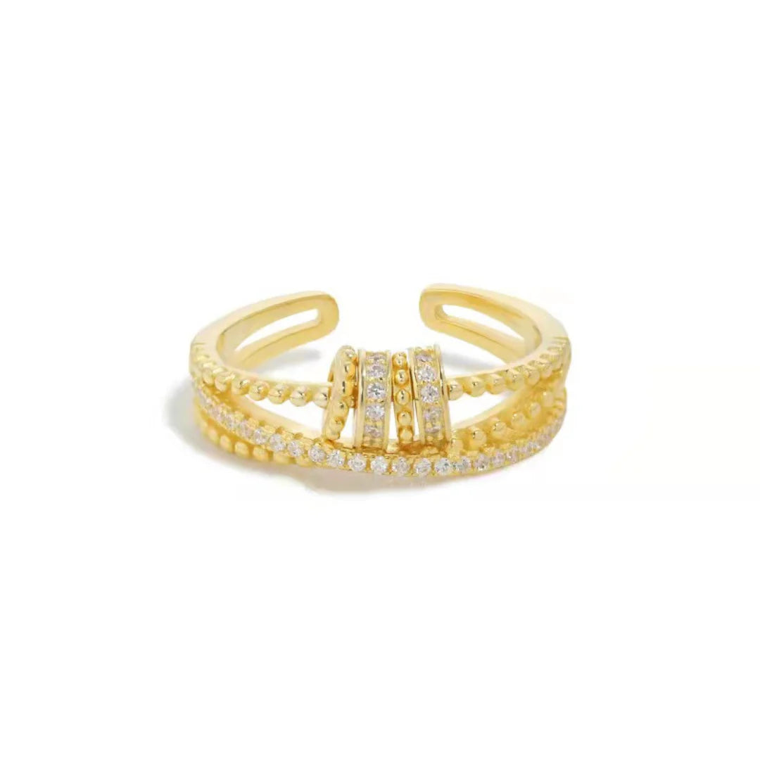 For My Daughter · 18k Gold-Plated Spinner Ring