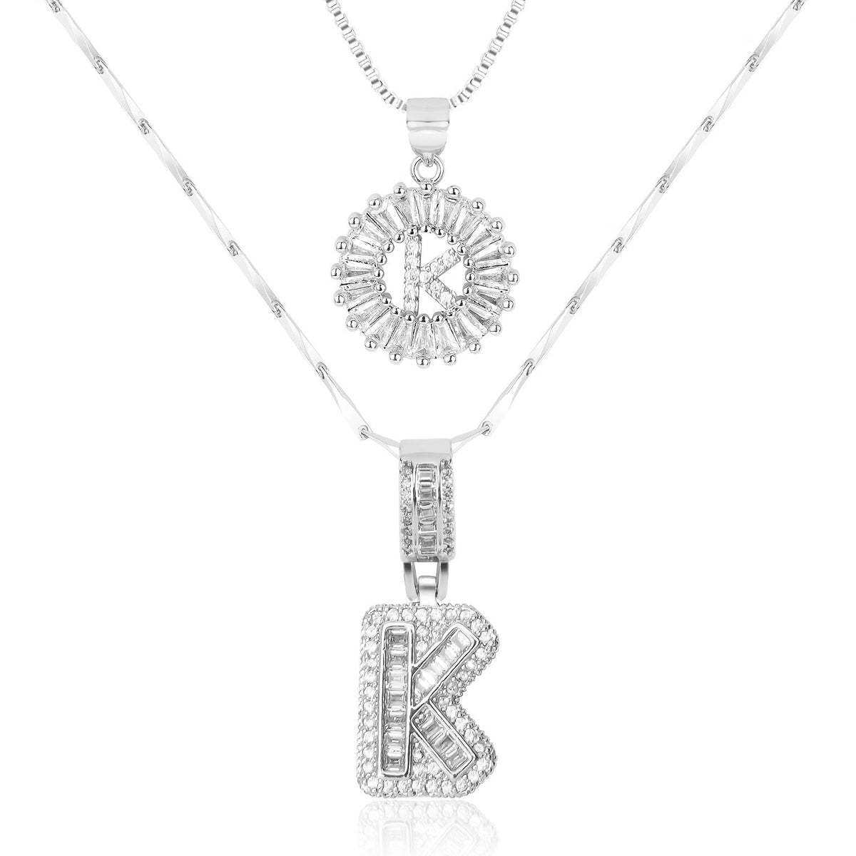 The Diamond Letter Necklace