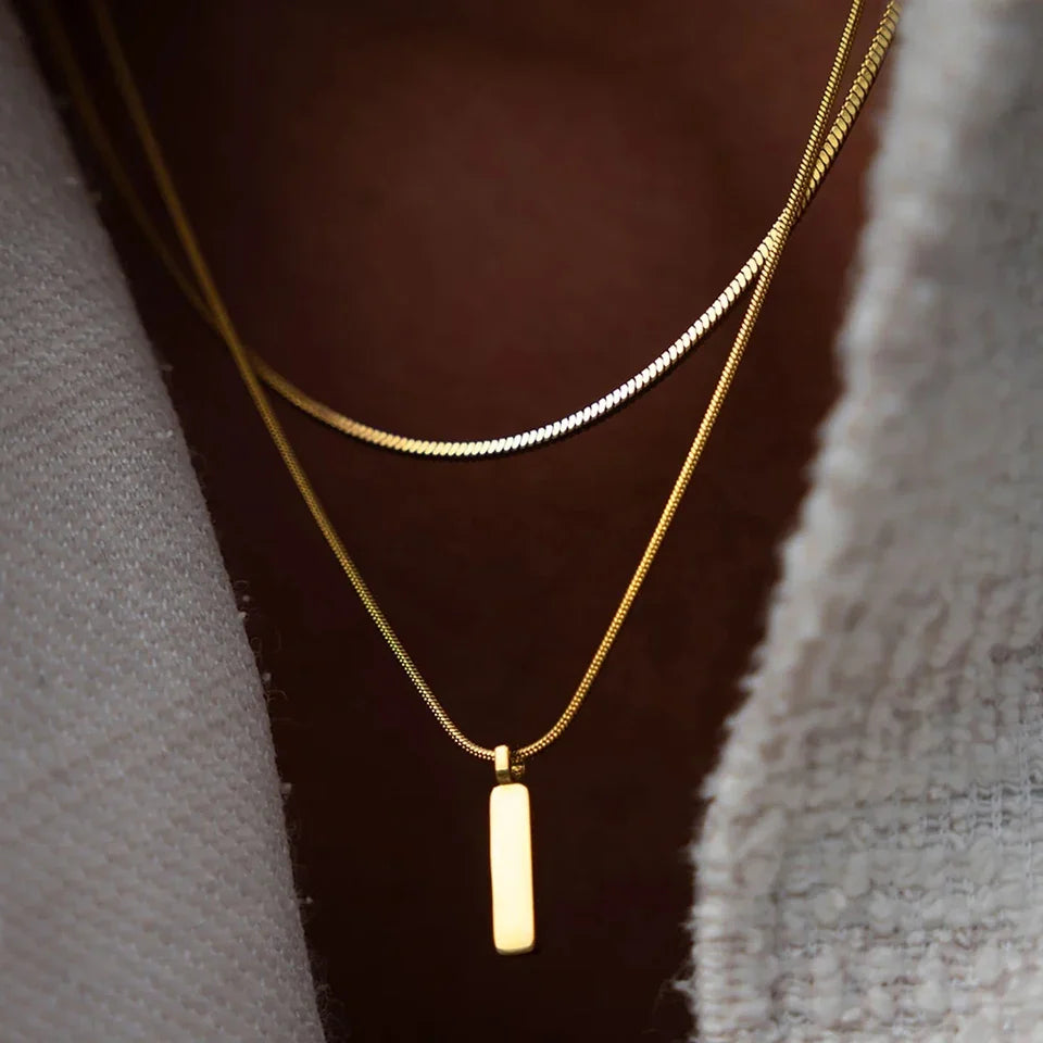 Para Meu Neto - Colar Americano Banhado a Ouro 18k