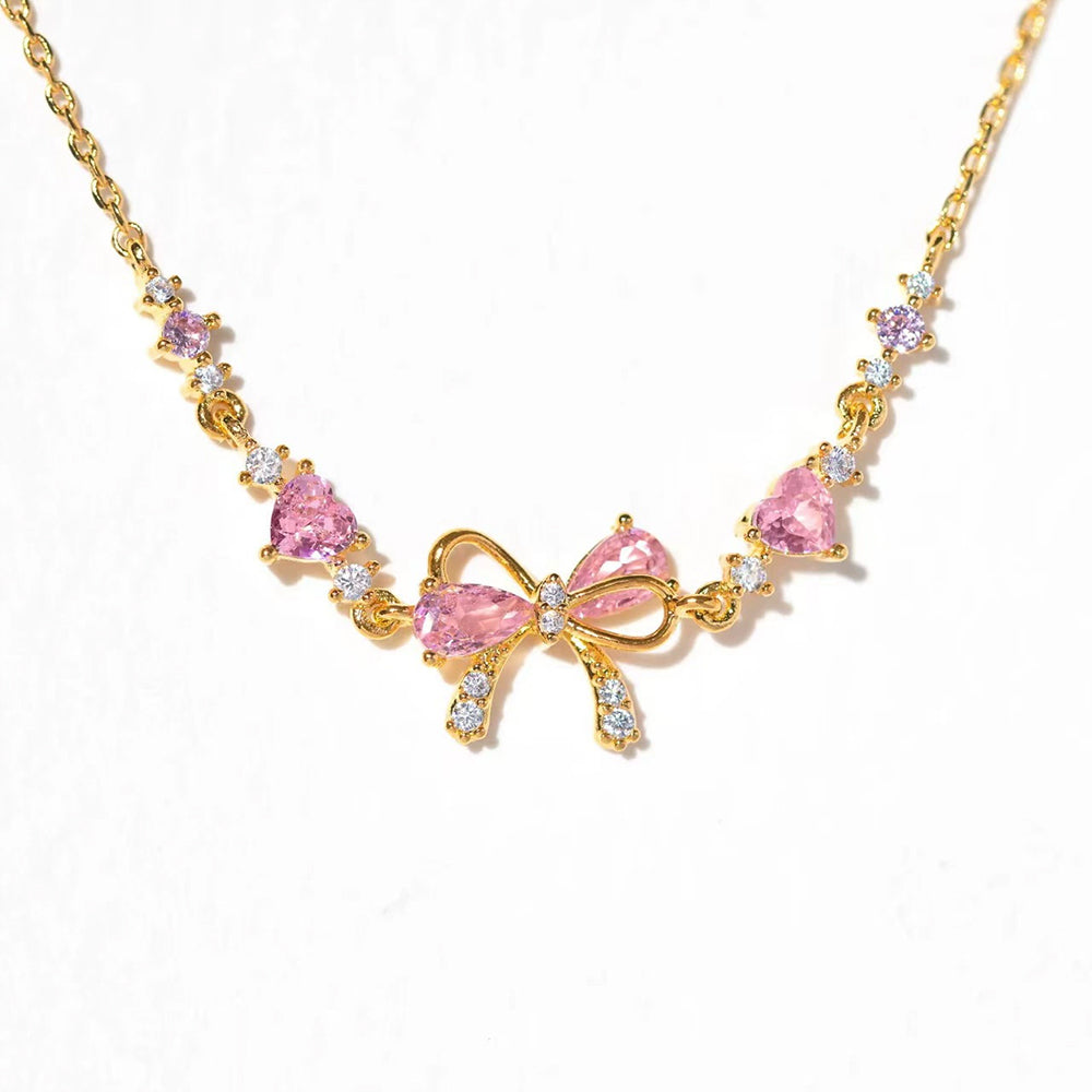 Pink Bow Bracelet