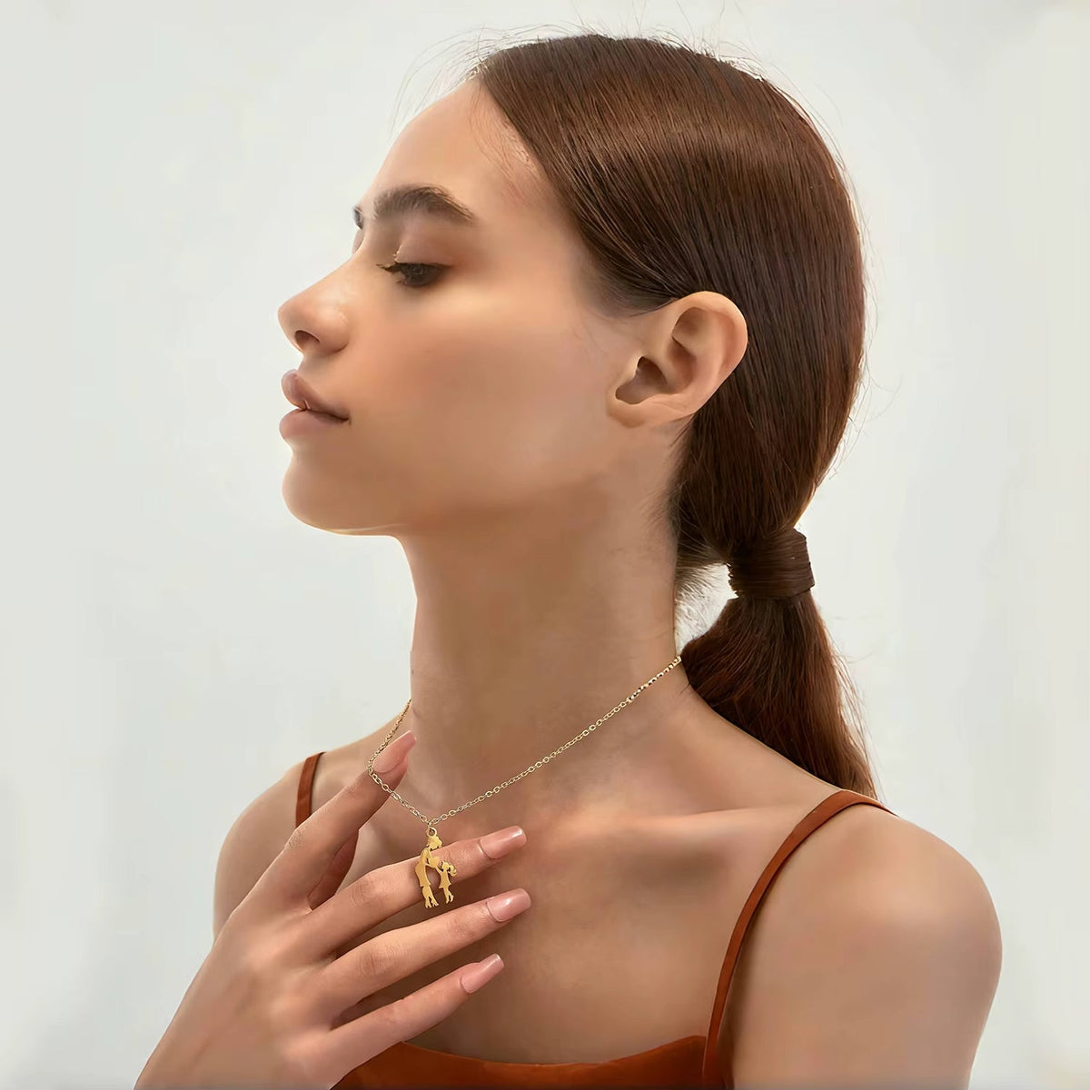 For My Mother · 18k Gold-Plated Love Knot Necklace