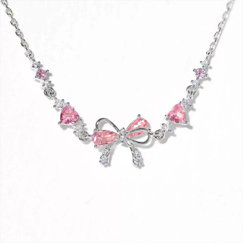 Pink Bow Bracelet